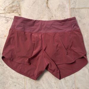 Lululemon Women’s Speed Up Lined Shorts 4” Size 8